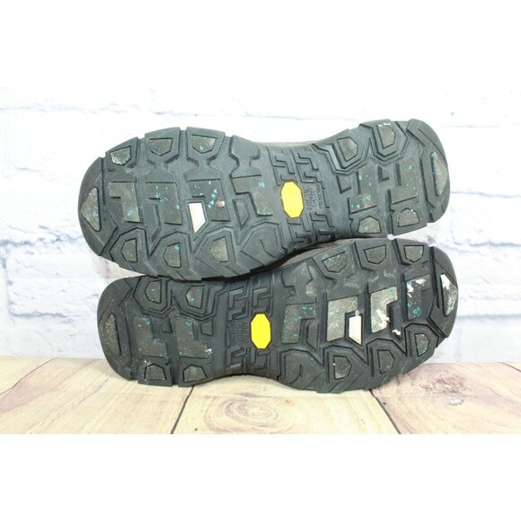 LL Bean Vibram Arctic Grip Slip On Shoe Hiking Gray Size 8.5 M